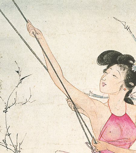 工布江-胡也佛的仕女画和最知名的金瓶梅秘戏图